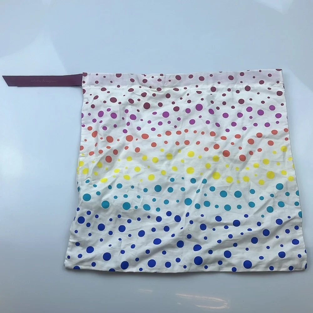 Salvatore Ferragamo Polka Multicolor Dust Bag N183-13